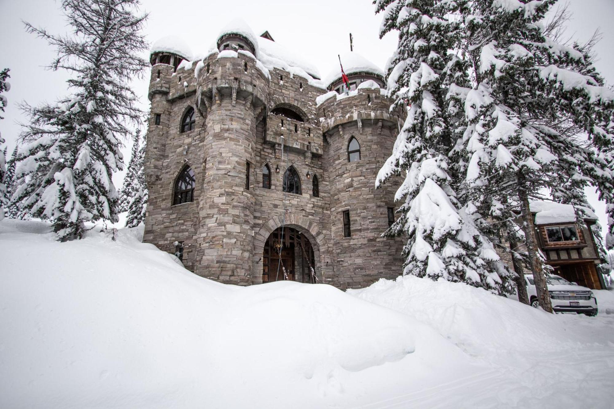 Schweitzer Castle Villa Sandpoint Exterior foto